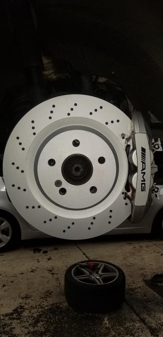 E63 AMG rear brake